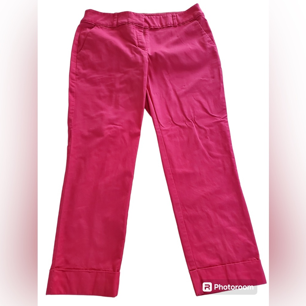Pink Capri SZ8- EUC 7th Ave NY&Co